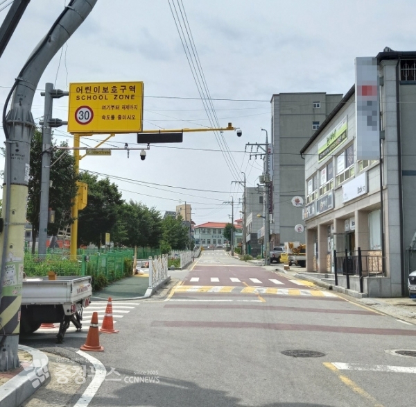 CCTV 설치 예정인 어린이 보호구역