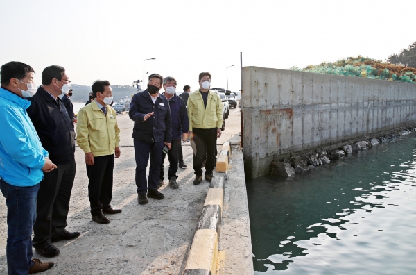 어촌뉴딜 사업장 현장점검 - 만대항