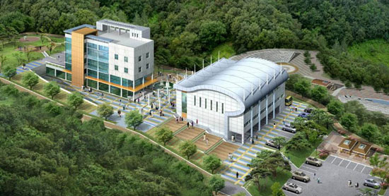 제2호 코로나19 예방접종센터로 선정된 국민체육센터 조감도