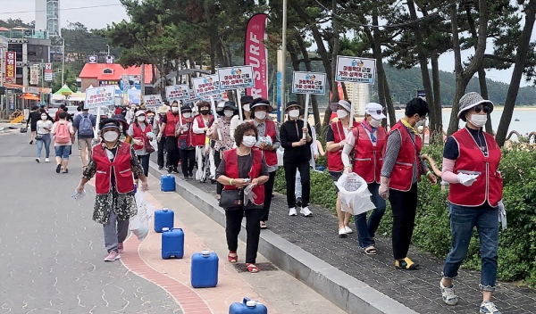아동학대 근절 캠페인 개최 모습