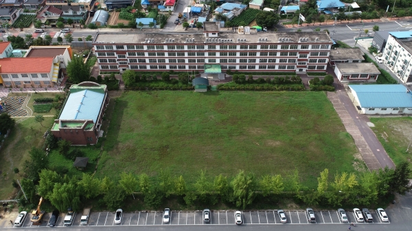 사업대상지 '청양여자정보고 전경'