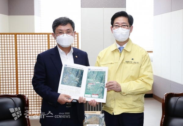 안도걸 기재부 2차관과 양승조 지사