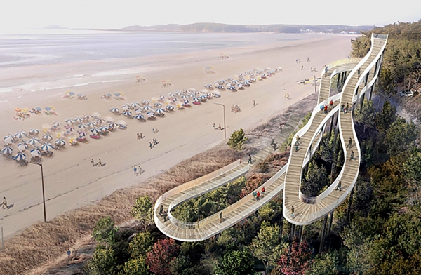 태안 전망대(몽산포 조감도)