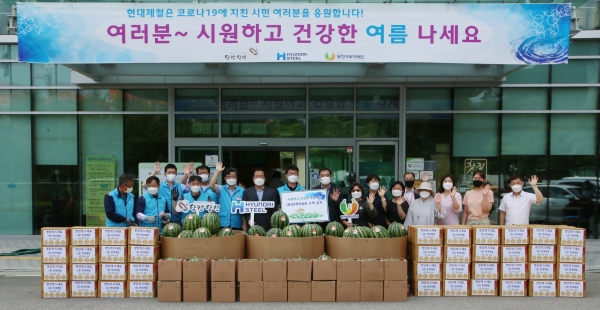 14일 관내 복지시설 33곳을 대상으로 시원한 여름나기 나눔활동 실시