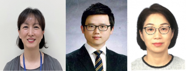 유성구 적극행정 우수공무원(왼쪽부터 사회돌봄과 정희정 주무관, 토지정보과 김태혁 주무관,  건강정책과 이인숙 팀장)