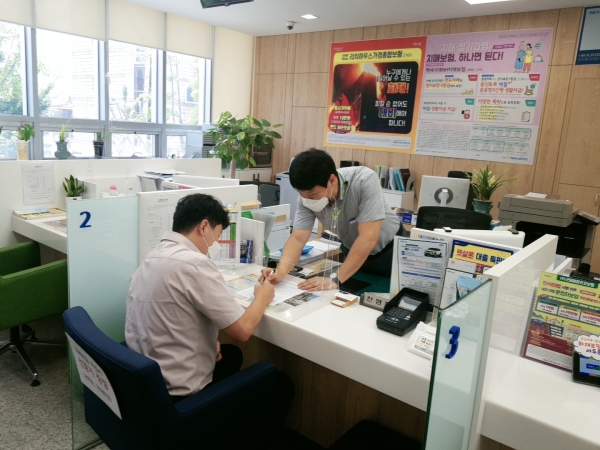 2021년 상반기에는 서민금융 대출을 전년동기 대비 124% 증가한 52억원 추진하여 전국 시 지역본부 중 1위 달성