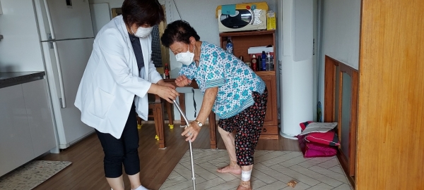 서천군보건소, 마산면 허약노인 어르신 낙상예방 사업 실시