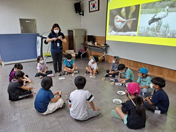 작년 진행된 삼선산수목원 체험활동 사진