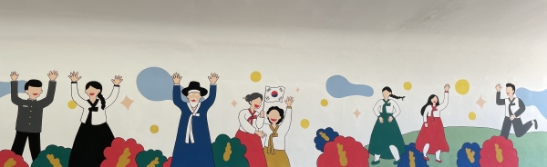 벽화조성 완성 모습