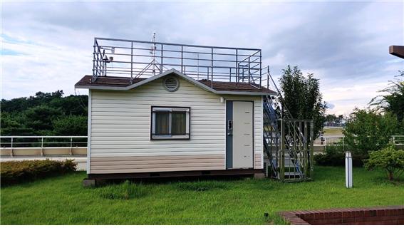 당진시청사 대기측정망 사진