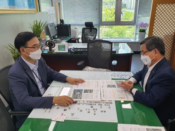 조창상 행정국방예산심의관 면담