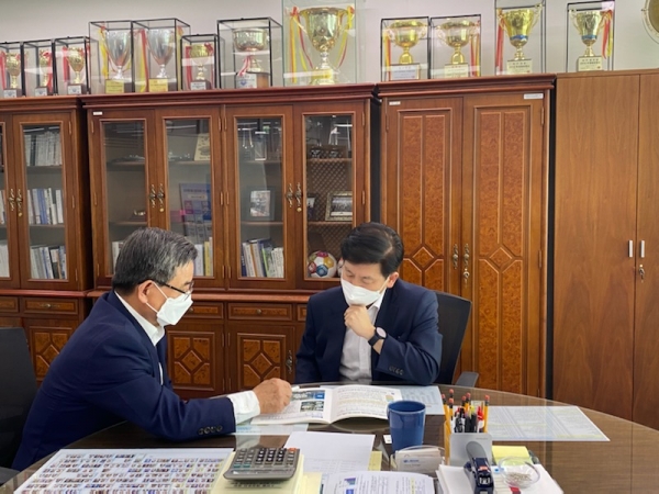 최상대 예산실장 면담