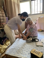 방문건강관리 서비스 장면