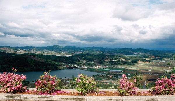 천방산에서 바라본 풍경