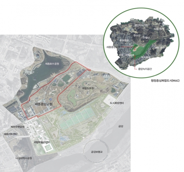 LH“세종중앙공원 위치도