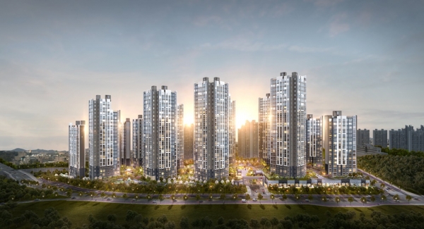 아산테크노밸리6차 EG the1 투시도