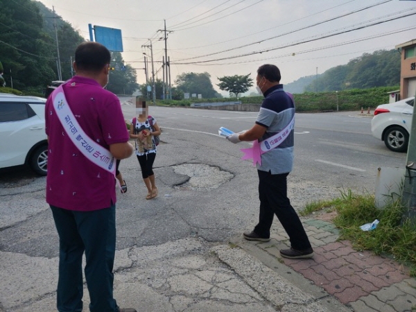 외국인주민 다수 거주 신창면 일원 코로나19 예방 방역 캠페인 활동