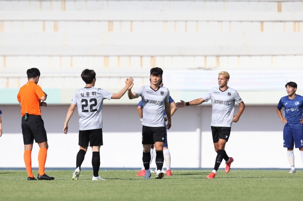 18R 김종석 득점 모습