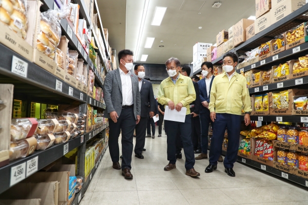 중소벤처기업부장관 당진전통시장 방문