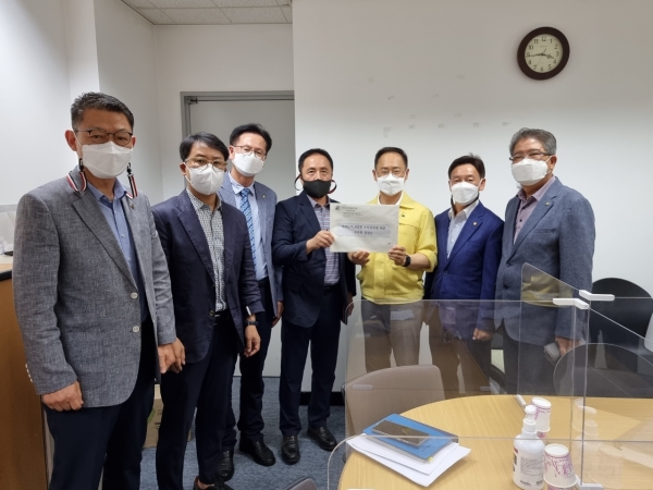 한국외식업중앙회 대전시지회-대전시 면담 모습.