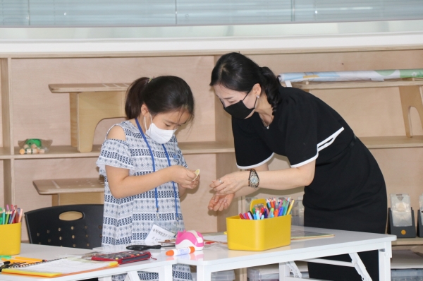 여름방학수학캠프 진행 모습