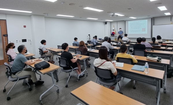 국립 한밭대학교 인공지능 집중 교육과정 교육진행 사진