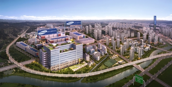 더 콜럼버스 아산탕정 항공 조감도