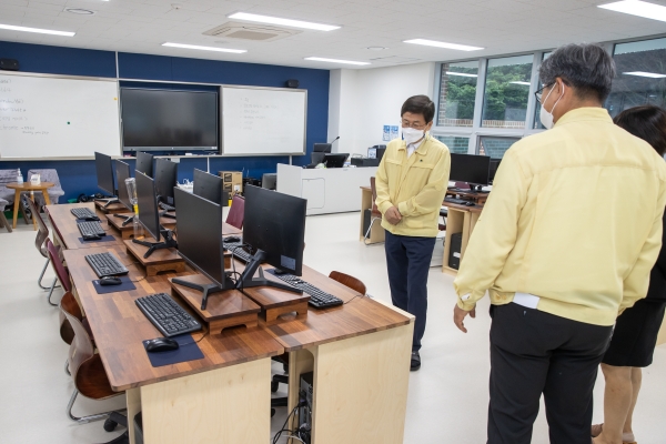 수왕초 점검 모습