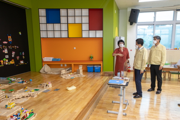 최교진 교육감 의랑초 현장 점검 모습