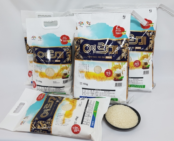 여르미 쌀 홍보 사진