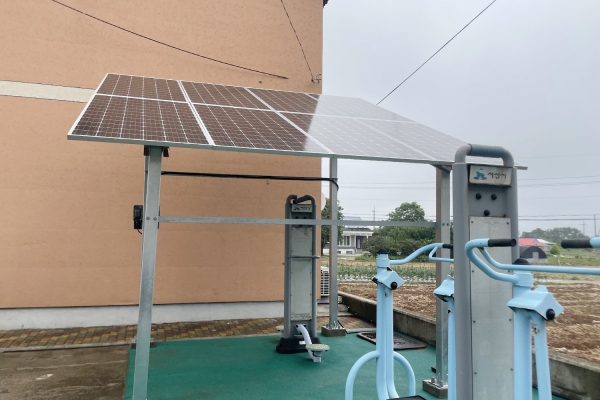 부석면 지산1리 경로당 태양광 설치사진