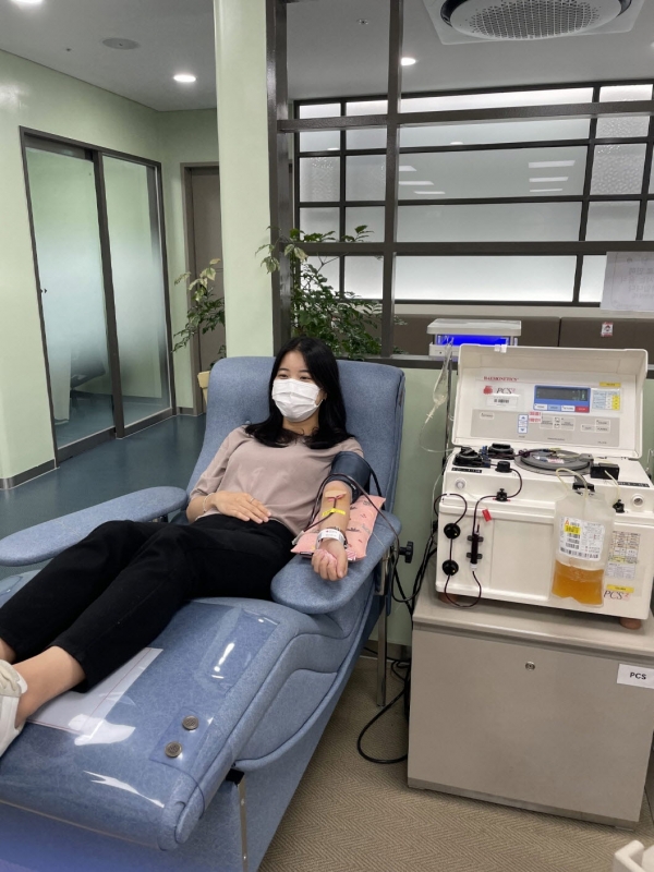 ‘생명나눔 사랑의 정기헌혈봉사’ 실천 모습