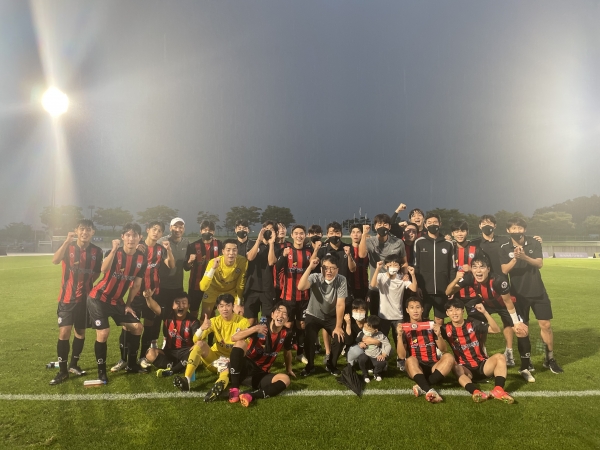 당진시민축구단 선수들