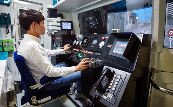 철도물류대학 실습 모습.