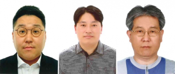 왼쪽부터 만두전골 전문점 안골식당 대표 이원호 씨, 제빵분야 명인 최종석 씨, 이용분야 명인 전동근 씨