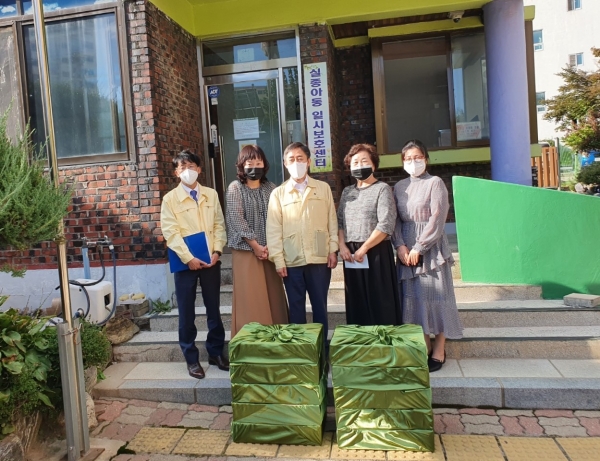 지난 15일 양성일 보건복지부 제1차관이 추석 명절을 앞두고 천안시 내 아동양육시설 방문