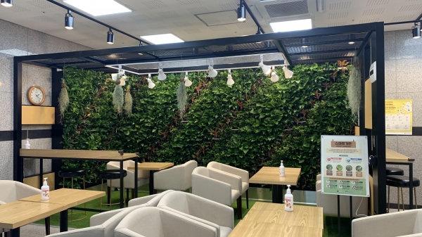 북부스포츠센터 내 스마트가든볼 큐브형