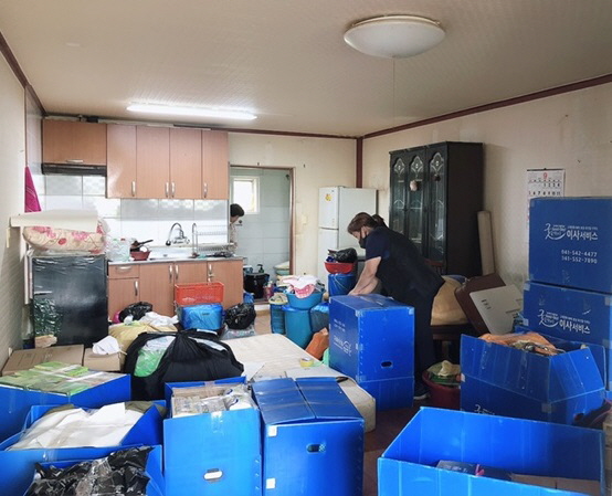 굿데이이사서비스 이사지원 서비스 진행 장면