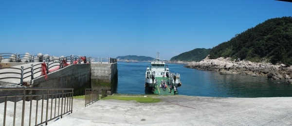 어촌뉴딜 사업 도내 1호 준공지인 근흥면 가의도북항 모습.