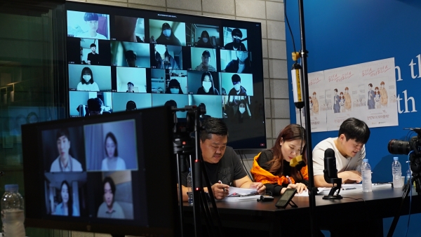 웹드라마 로맨스 바이 로맨스 오디션 현장 사진