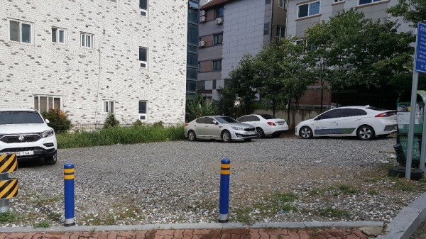 용화동 쌈지주차장 전경