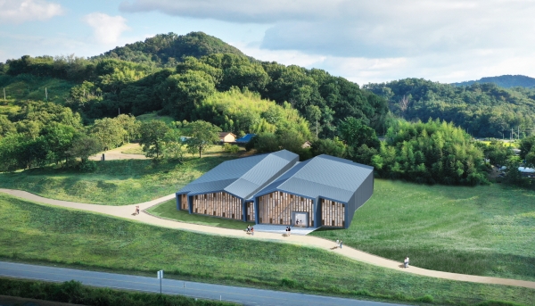 정암리 와요지 보호각 조감도