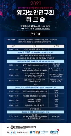 2021년 양자보안연구회 워크숍