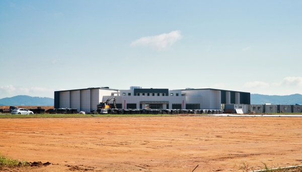 공사가 진행 중인 태안UV랜드(9월 30일 촬영)