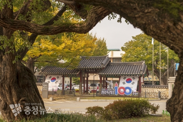 홍성군청 정문 전경