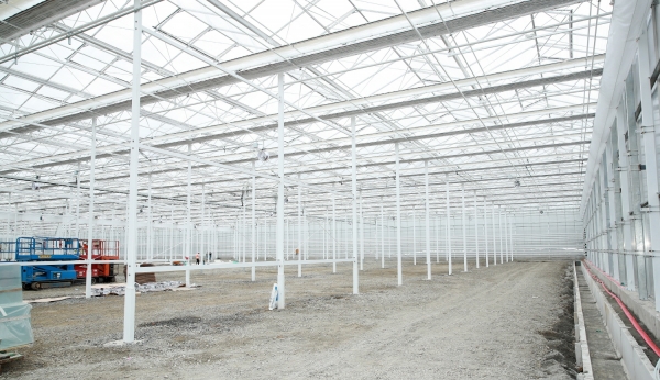 ‘스마트팜 온실 신축 사업 현장설명회’ 모습.