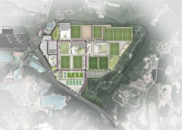 축구종합센터 조감도