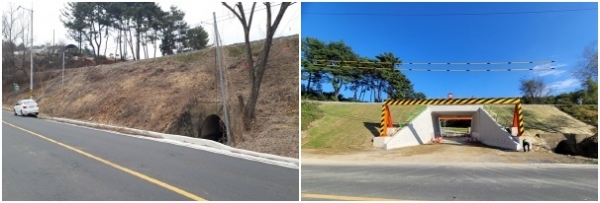 (좌)시공전, (우) 완공모습