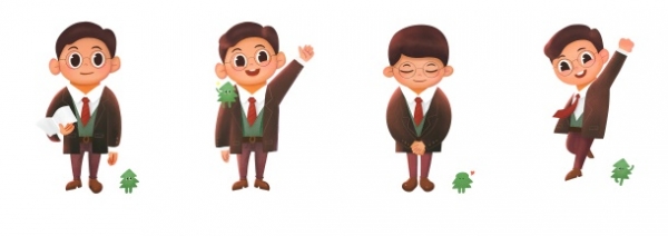 심훈상록문화제 캐릭터 (훈이와 상록이)