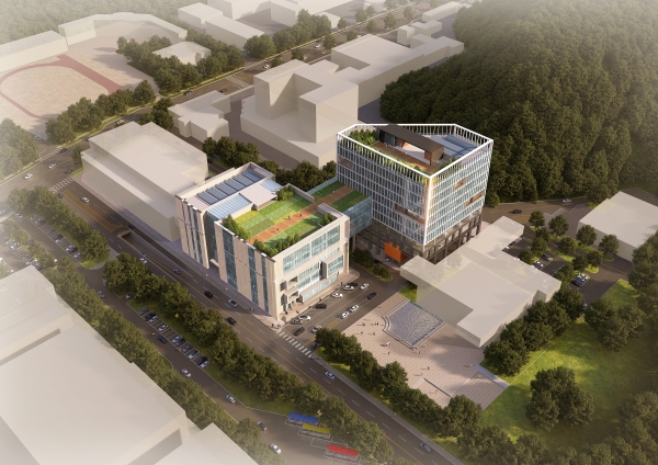 대전 유성구 도룡동에 들어서게 될 ‘융복합 특수영상 콘텐츠 클러스터’ 모습